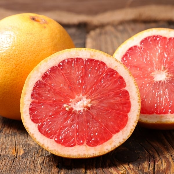 photo of grapefruit representing grapefruit white balsamic vinegar