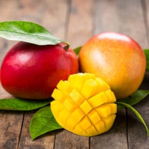 photo of mangos representing mango white balsamic vinegar