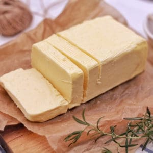 photo of butter representing butter olive oil