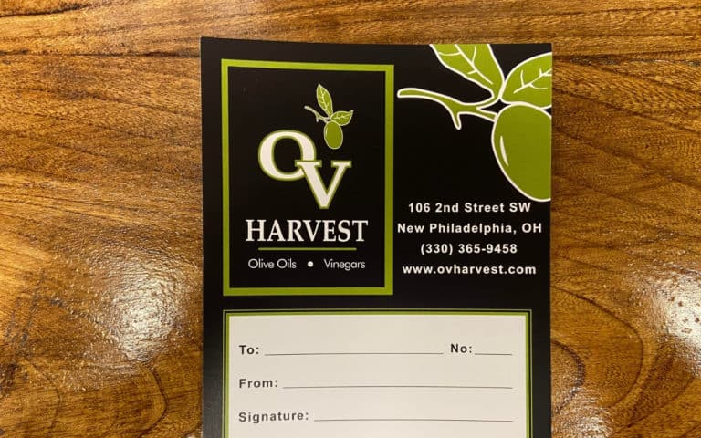 ov harvest gift certificate